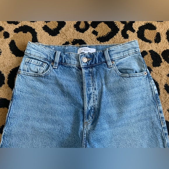 Light wash, high-waisted, button fly, Dynamite Rosie jean, size 28 - Picture 2 of 4